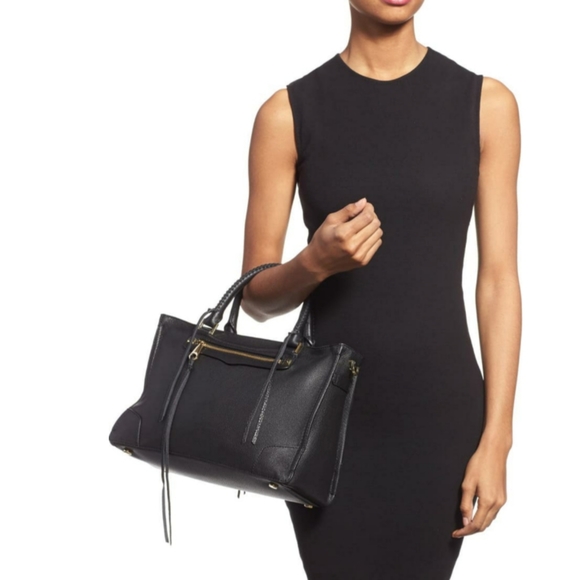 Rebecca Minkoff Handbags - Rebecca Minkoff Regan Satchel Leather Tote Bag